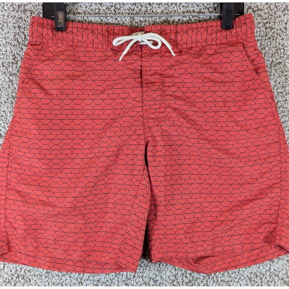 UNIQLO‎ Swim Trunks Men's Size Large Red Swim Surf Beach Wear - Picture 1 of 8